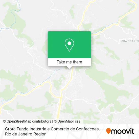 Grota Funda Industria e Comercio de Confeccoes map