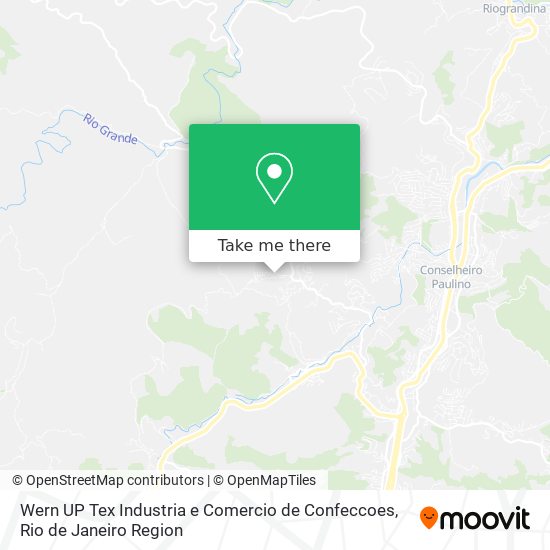 Wern UP Tex Industria e Comercio de Confeccoes map