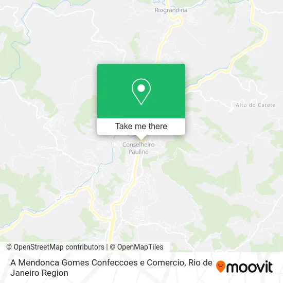 A Mendonca Gomes Confeccoes e Comercio map