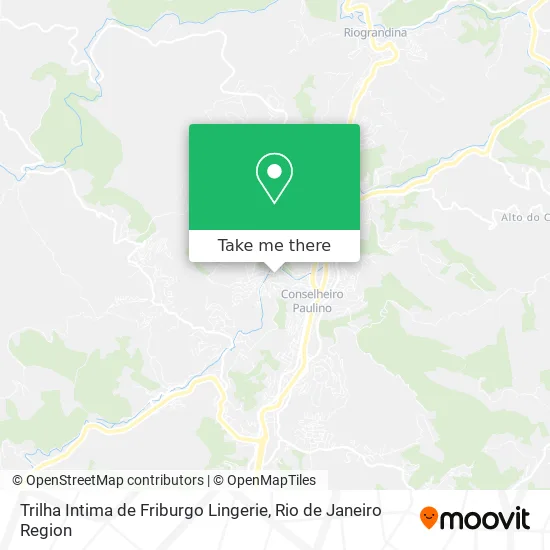 Trilha Intima de Friburgo Lingerie map