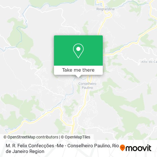 M. R. Felix Confecções -Me - Conselheiro Paulino map
