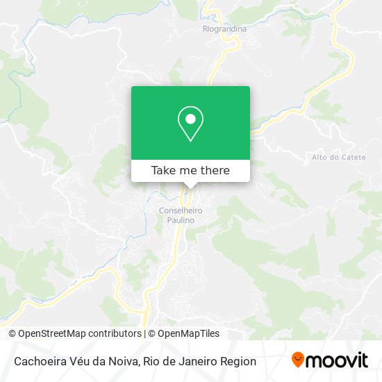 Cachoeira Véu da Noiva map