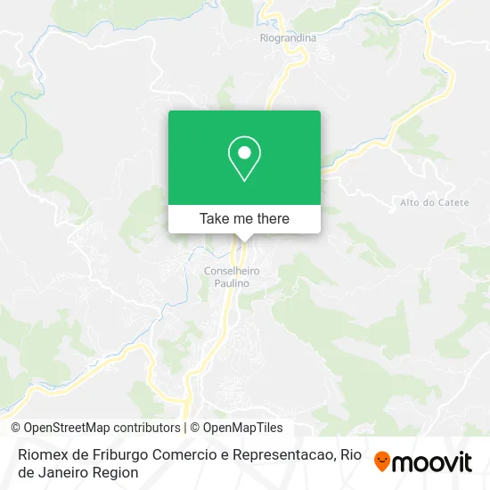 Riomex de Friburgo Comercio e Representacao map