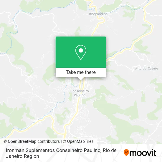 Ironman Suplementos Conselheiro Paulino map