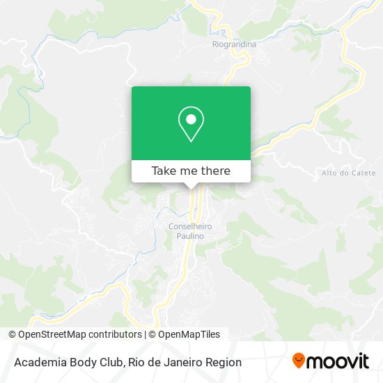 Academia Body Club map