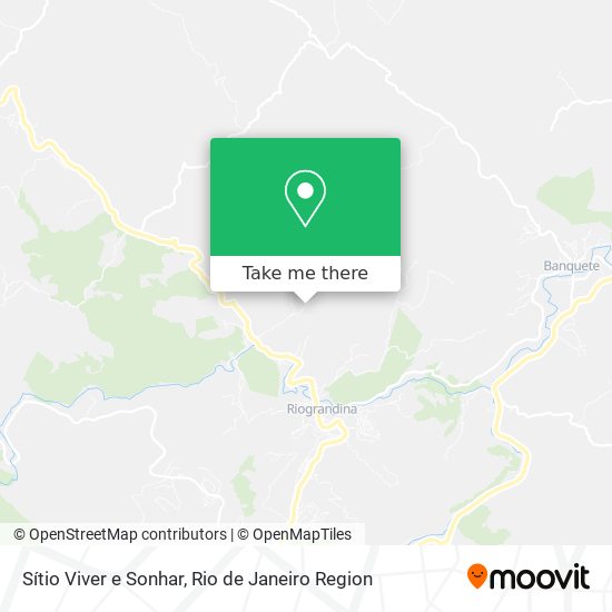 Mapa Sítio Viver e Sonhar