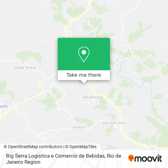 Big Serra Logistica e Comercio de Bebidas map