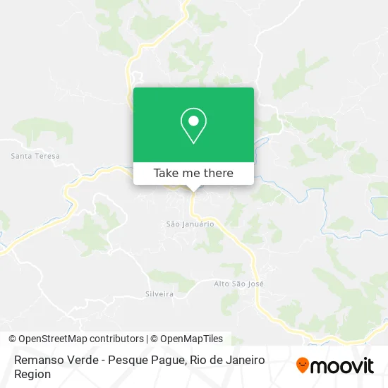 Remanso Verde - Pesque Pague map