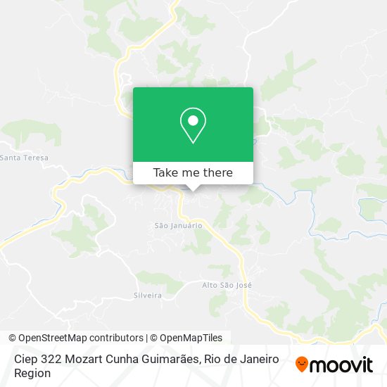 Ciep 322 Mozart Cunha Guimarães map
