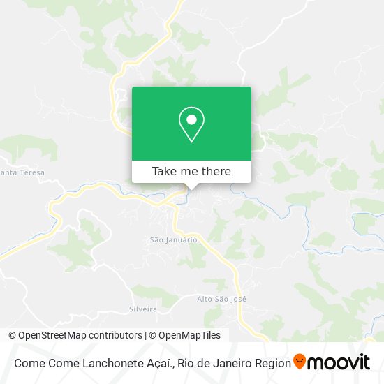 Come Come Lanchonete Açaí. map
