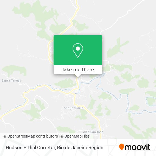 Hudson Erthal Corretor map