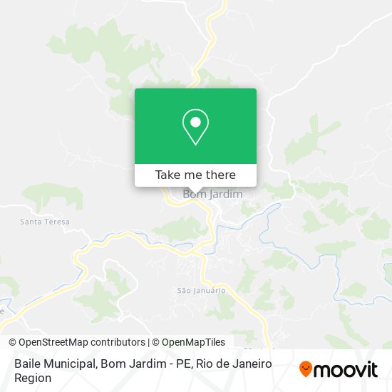 Baile Municipal, Bom Jardim - PE map