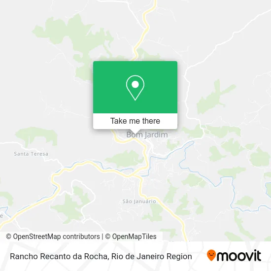 Rancho Recanto da Rocha map
