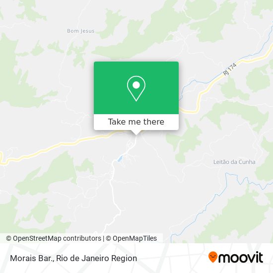 Morais Bar. map