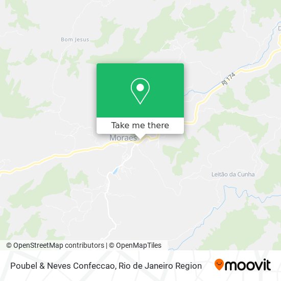 Poubel & Neves Confeccao map