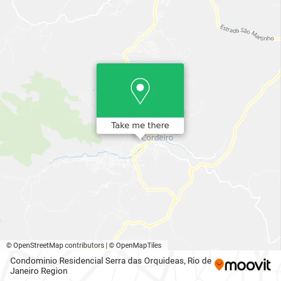 Condominio Residencial Serra das Orquideas map