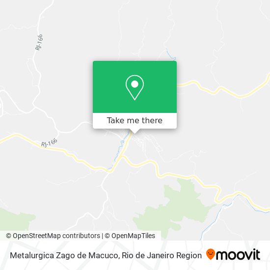 Metalurgica Zago de Macuco map