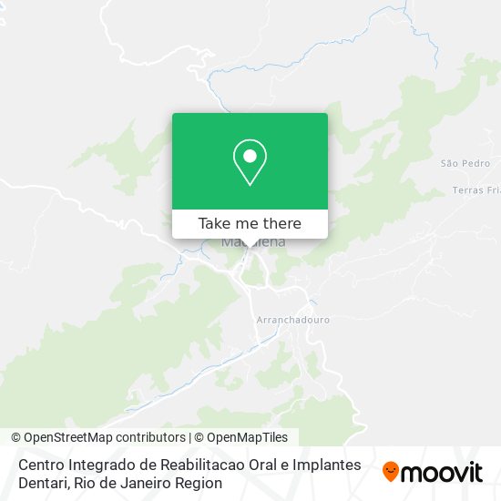 Centro Integrado de Reabilitacao Oral e Implantes Dentari map
