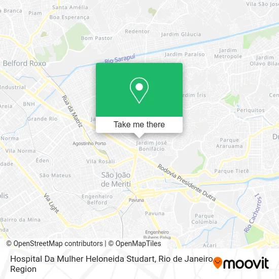 Hospital Da Mulher Heloneida Studart map