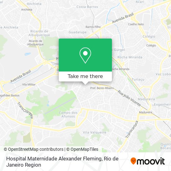 Hospital Maternidade Alexander Fleming map