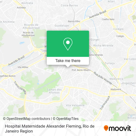 Hospital Maternidade Alexander Fleming map