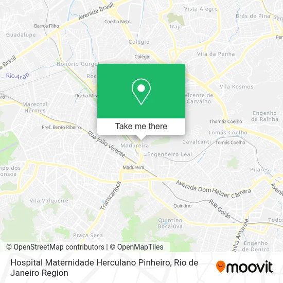Hospital Maternidade Herculano Pinheiro map