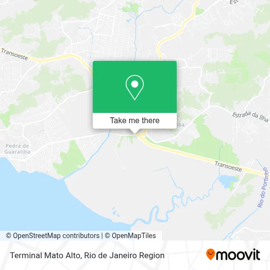 Terminal Mato Alto map