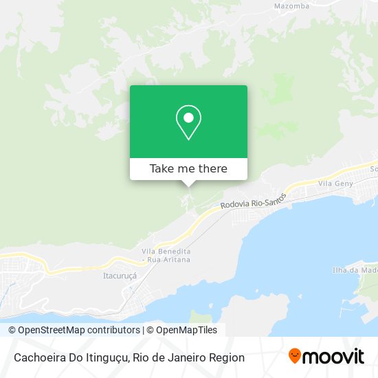 Cachoeira Do Itinguçu map