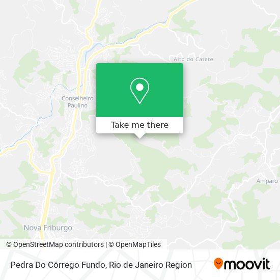 Pedra Do Córrego Fundo map