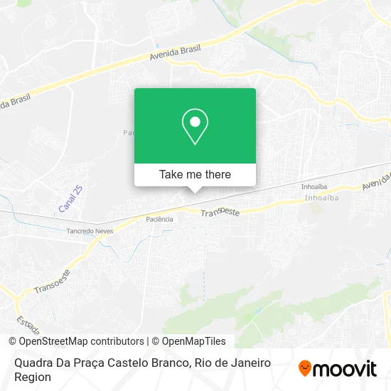 Quadra Da Praça Castelo Branco map