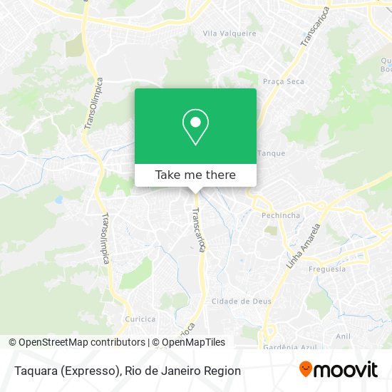 Taquara (Expresso) map