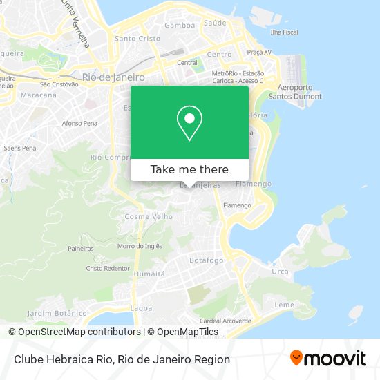 Clube Hebraica Rio map