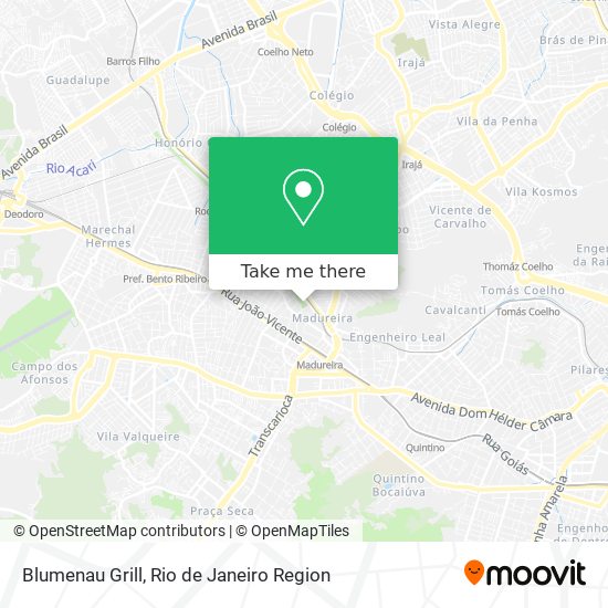 Mapa Blumenau Grill