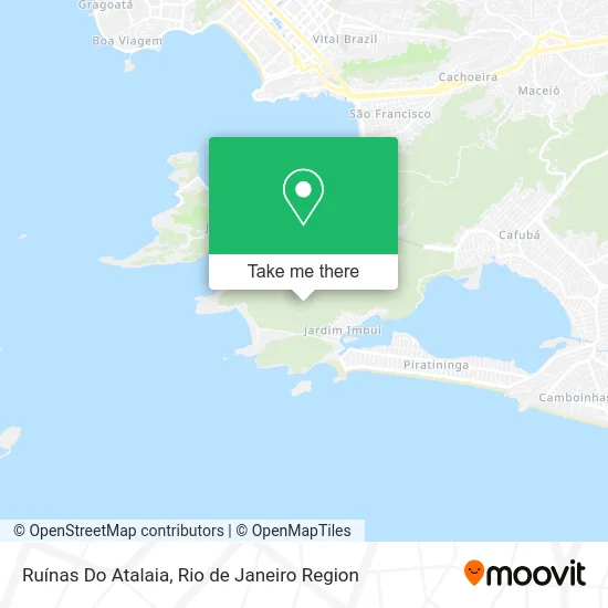 Ruínas Do Atalaia map