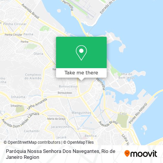 Mapa Paróquia Nossa Senhora Dos Navegantes