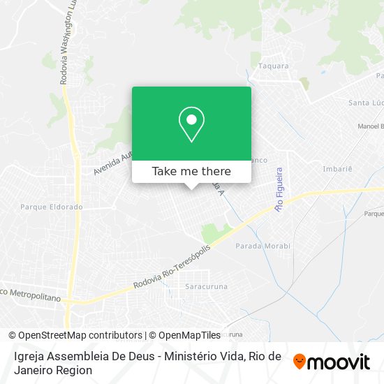 Igreja Assembleia De Deus - Ministério Vida map