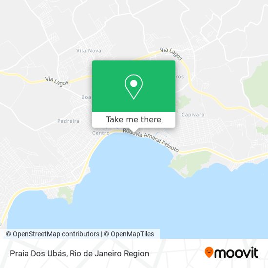 Praia Dos Ubás map