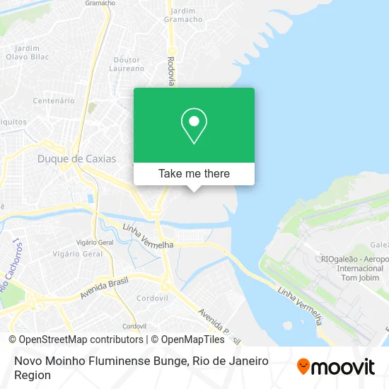 Novo Moinho Fluminense Bunge map