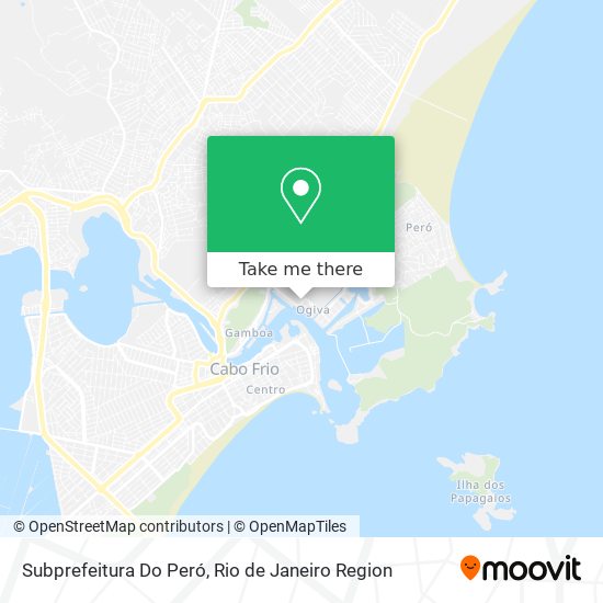 Subprefeitura Do Peró map