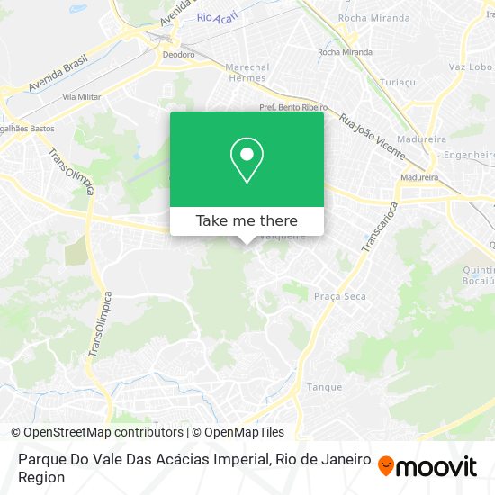 Parque Do Vale Das Acácias Imperial map