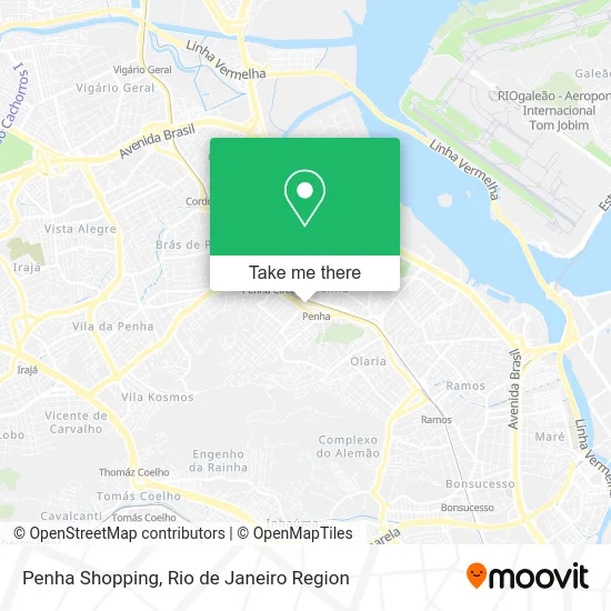 Penha Shopping map