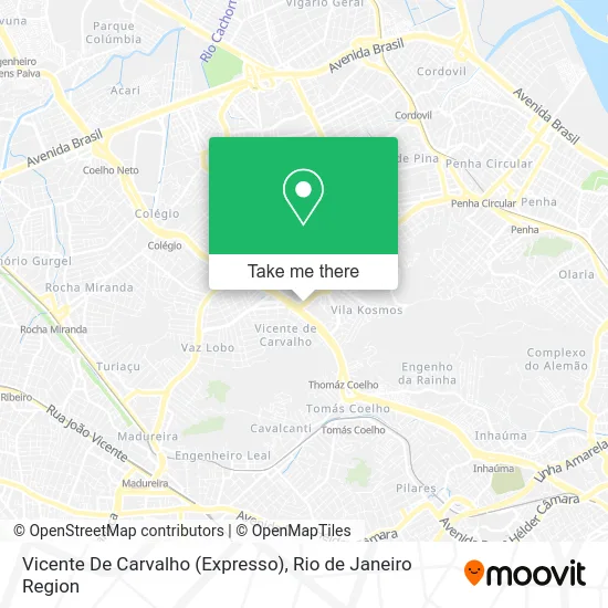 Vicente De Carvalho (Expresso) map