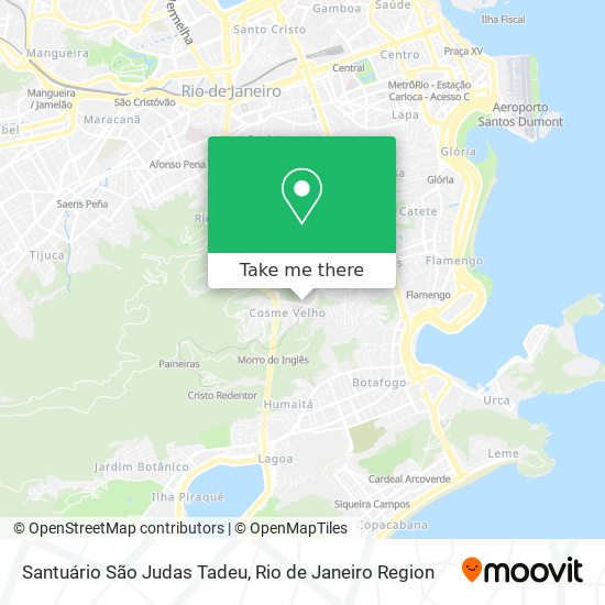 Mapa Santuário São Judas Tadeu