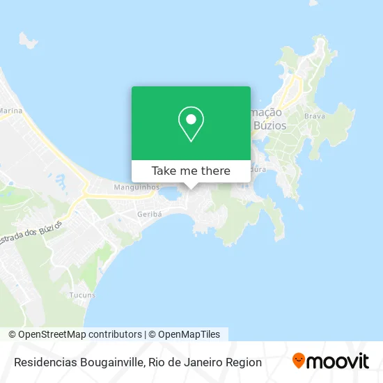 Residencias Bougainville map