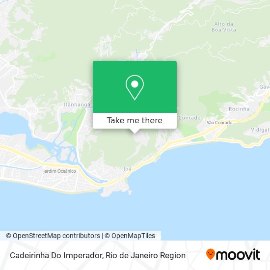 Cadeirinha Do Imperador map