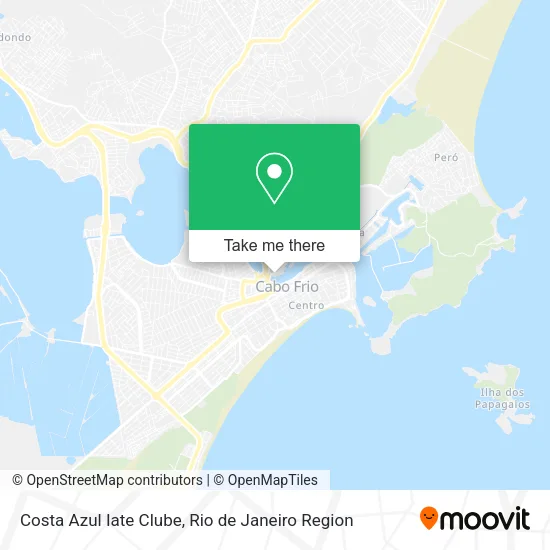 Costa Azul Iate Clube map