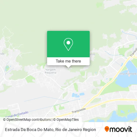 Estrada Da Boca Do Mato map