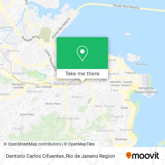 Dentisto Carlos Cifuentes map