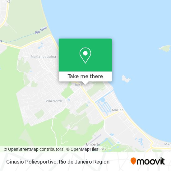 Ginasio Poliesportivo map