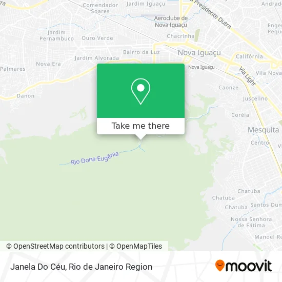 Janela Do Céu map